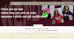 Desktop Screenshot of kendallsrestaurant.com